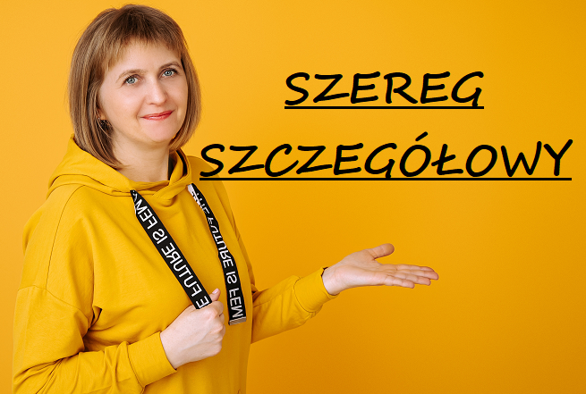 Szereg szczegółowy